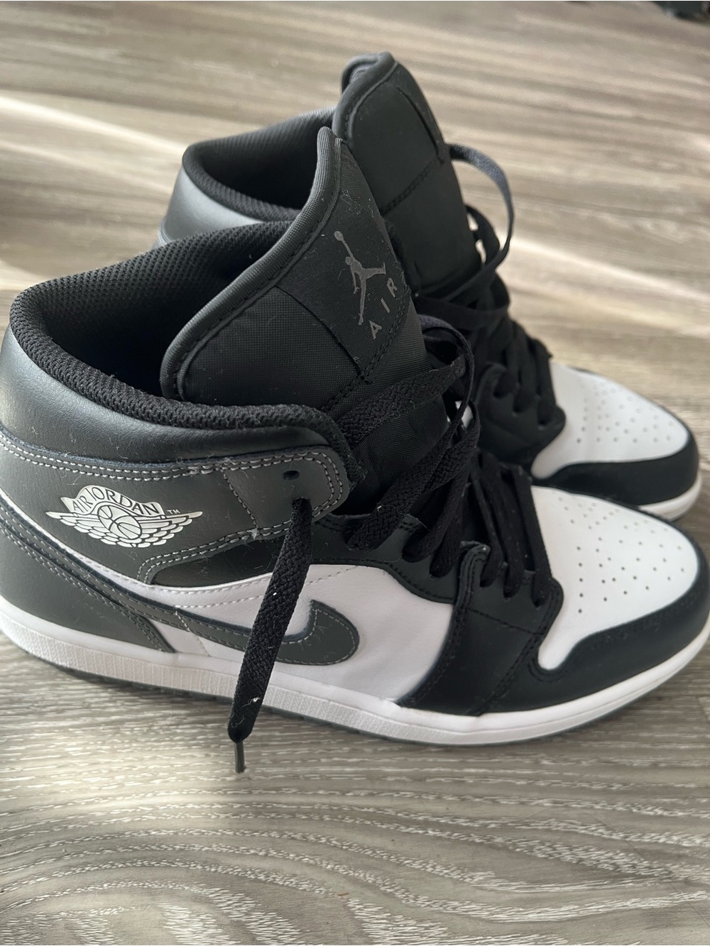 Jordan High-Top Sneakers - Black and White